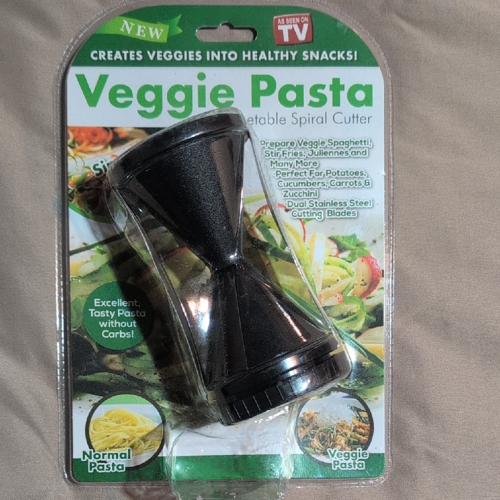 As Seen On TV Black Vegetable Spiral Cutter
